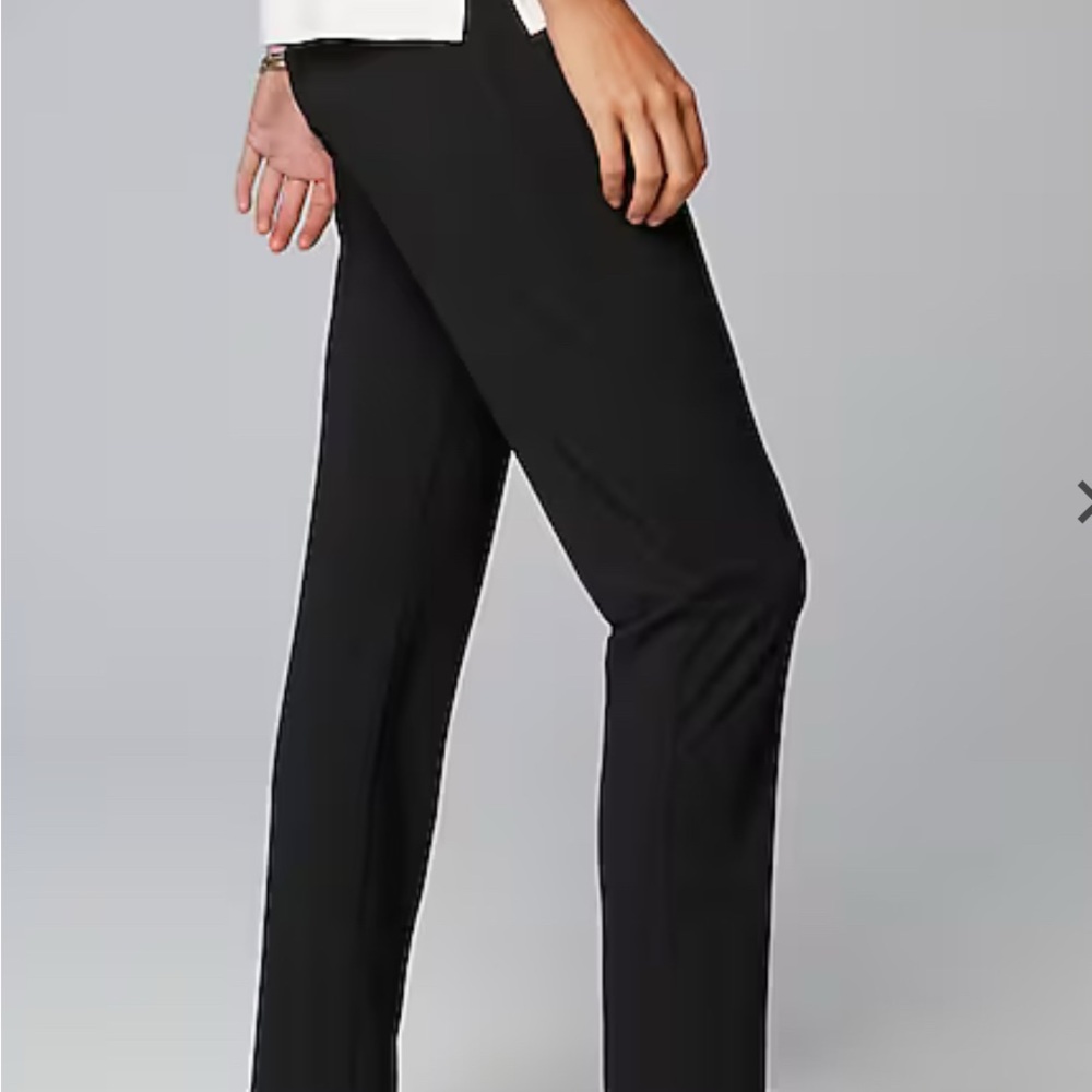 J. Jill Wearever Collection Smooth fit slim leg Elegant Black Women's Pants